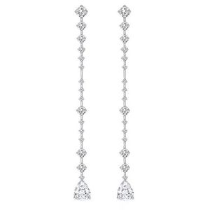 3ctw Pear Dangle Earrings